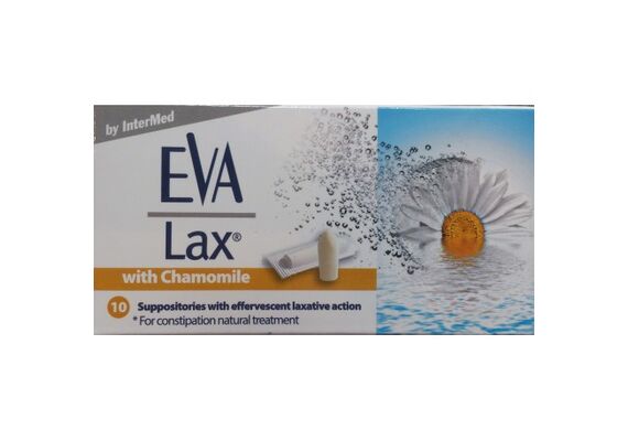 Intermed Eva Lax Υπόθετα Με Αναβράζουσα Κενωτικη Δράση - Δυσκοιλιότητα στο Dvcare