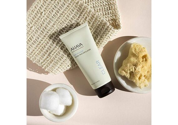 Ahava Time To Clear Facial Mud Exfoliator Απολεπιστικό Προσώπου 100ml - Απολέπιση στο Dvcare
