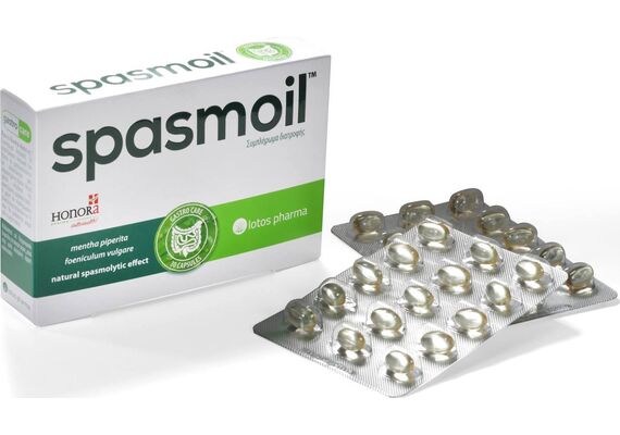 Lotos Pharma Spasmoil Συμπλήρωμα Διατροφής Με Αιθερία Ελέα Για Σπασμολυτική Δράση - Γαστρεντερικό σύστημα στο Dvcare