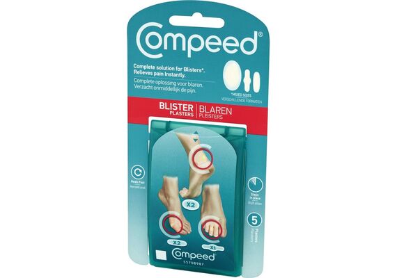 Compeed Επιθέματα Για Φουσκάλες 3 Διαφορετικά Μεγέθη - Αντιπιεστική Προστασία Ποδιού στο Dvcare