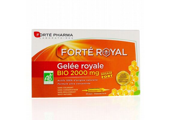 Forte Pharma Forte Royal Gelee Royale Bio 2000mg 20 Amp - Βασιλικός Πολτός στο Dvcare