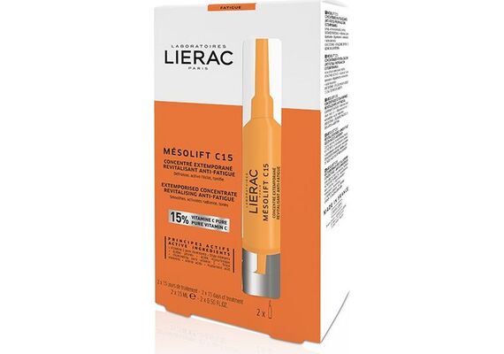 Lierac Mesolift C15 Concentre Extemporane Revitalisant Anti-Fatigue 15% Vitamine Pure 2x15ml - Οροί (Serums) στο Dvcare