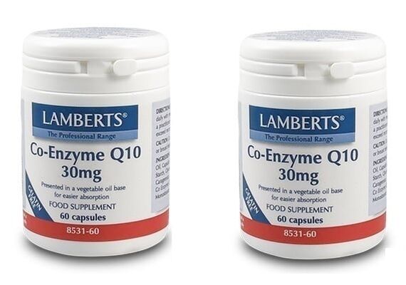 Lamberts Sup Co-Enzyme Q10 30Mg 60Caps - Συμπληρώματα Διατροφής στο Dvcare