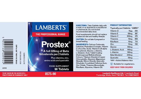 Lamberts PROSTEX  90caps FitoSteroles - Προστάτης στο Dvcare