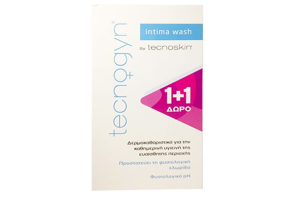 Tecnogyn Intima Wash By Tecnoskin 1+1 Δωρο Δερμοκθαριστικο ΓιαΤην Καθημερνή Υγιεινή Της Ευαίσθητης Περιοχής - Ευαίσθητη Περιοχή στο Dvcare