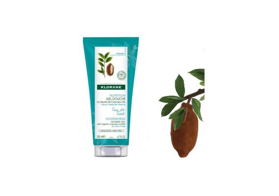 Klorane NutritionGel Douche Au Beurre De Cupuacu  Eau De Tiare Για Ολους Τους Τύπους Δέρματος 200ml - Αφρόλουτρα στο Dvcare
