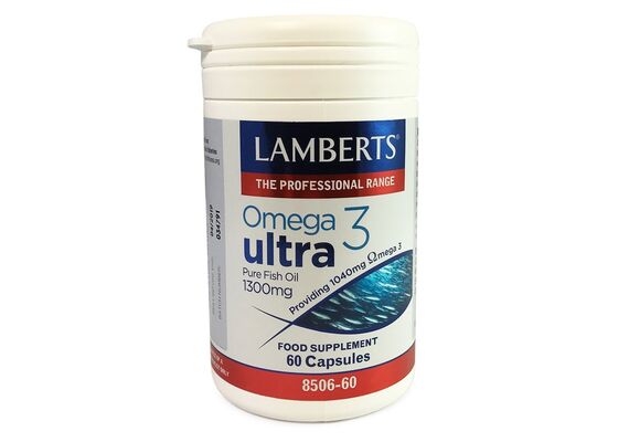 Lamberts Omega 3 Ultra Pure Fish Oil 1300mg 60 Casps - Ιχθυέλαια  στο Dvcare