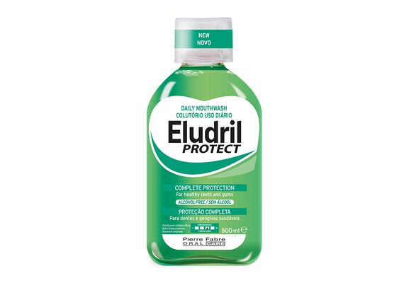 Eludril Protect Complete Protection Alcohol Free Daily MouthWash 500ml - Στοματικά Διαλύματα στο Dvcare