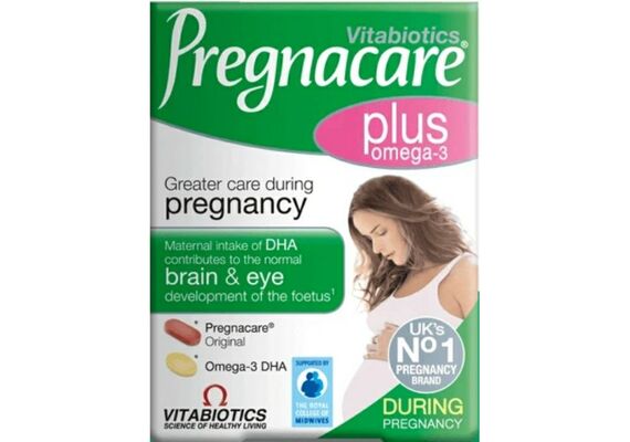 Vitabiotics Pregnacare Plus Omega 3 Ενισχυμένη Φροντίδα Στην Εγκυμοσύνη - Εγκυμοσύνη & Γαλουχία στο Dvcare
