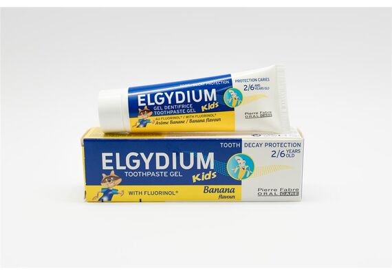 Elgydium Οδοντόπαστα Gel Kids Με Fluorinol 500ppm Ιόντων Φθορίου Αρωμα Μπανάνας 50ml - Οδοντόκρεμες  στο Dvcare