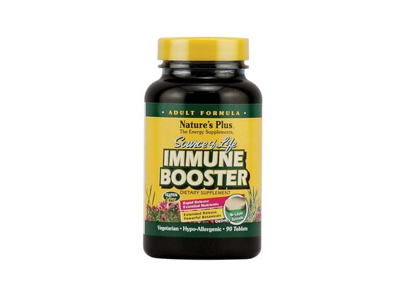 Natures Plus Source Of Life Immune Booster Vegeterian 90tabs - Ενίσχυση Ανοσοποιητικού στο Dvcare
