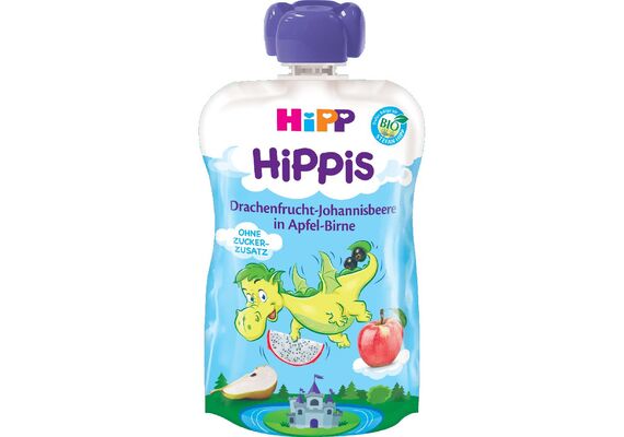 Hipp Hippis Μηλο, Αχλαδι,Dragon Fruit Και Φραγκοστάφυλο Βιολογικο Παρασκεύασμα Φρουτον 100gr - Βρεφικές Τροφές στο Dvcare