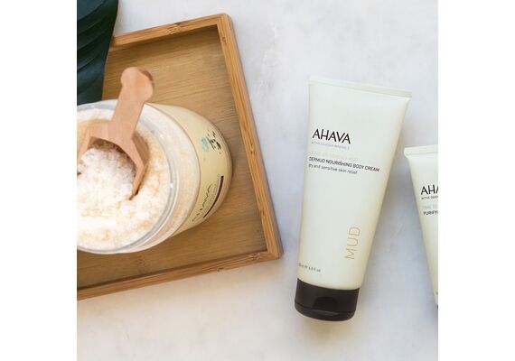 Ahava Dermud Nourishing Body Cream Κρέμα Σώματος για Ξηρές και Ευαίσθητες επιδερμίδες 200ml - Ενυδάτωση στο Dvcare