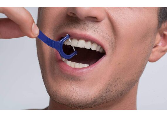 Humble Dental Floss Picks-Grip Handle- 50Pcs - Στοματική Υγιεινή στο Dvcare