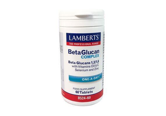 Lamberts BetaGlucan Complex 1.3/1.6 With Vitamine D3 & C 60 Tabs - Ενίσχυση Ανοσοποιητικού στο Dvcare