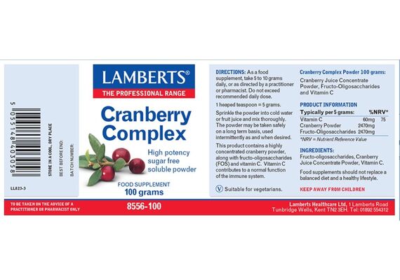 Lamberts Cramberry Complex 100 gr - Ουροποιητικό Σύστημα στο Dvcare