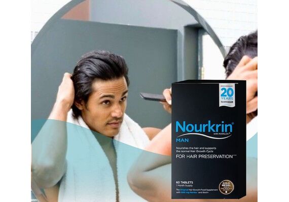 Nourkrin Man Nourishes The Hair And Supports The Normal Hair Grwth Cycle For Hair Preservation 60 tabs - Τριχόπτωση στο Dvcare