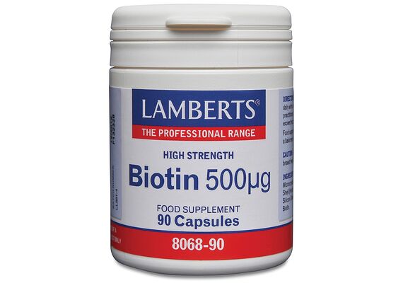 Lamberts Biotin 500mg 90 caps - Βιταμίνες & Μέταλλα στο Dvcare