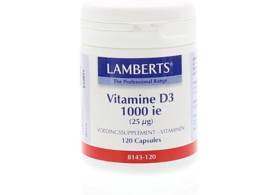 Lamberts Vitamin D3 1000iu 120 Caps - Βιταμίνη D στο Dvcare