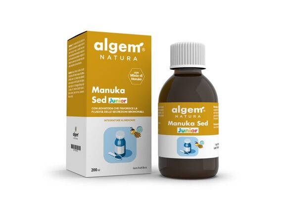 Algem Natura  Manuka Sed Junior Cough 200ml - Σιρόπι για Βήχα στο Dvcare
