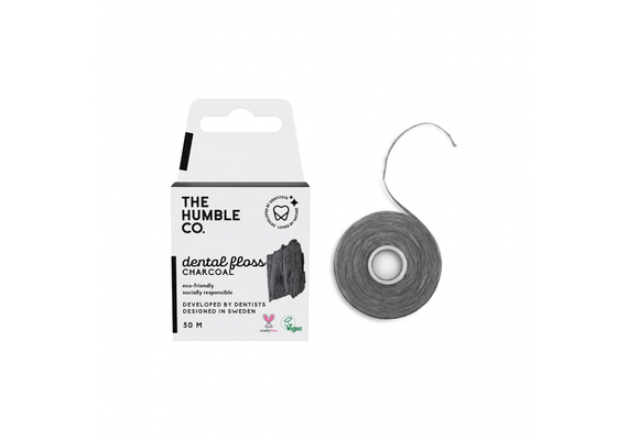 Humble Dental Floss -50M- Charcoal - Στοματική Υγιεινή στο Dvcare