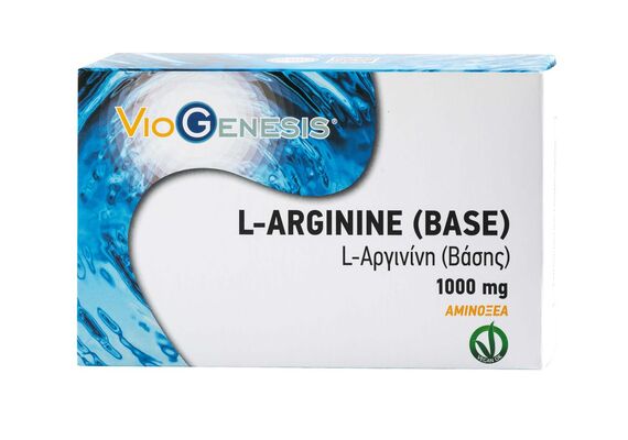 Viogenesis L-Aginine (Base) 1000mg - Αμινοξέα - BCAA στο Dvcare