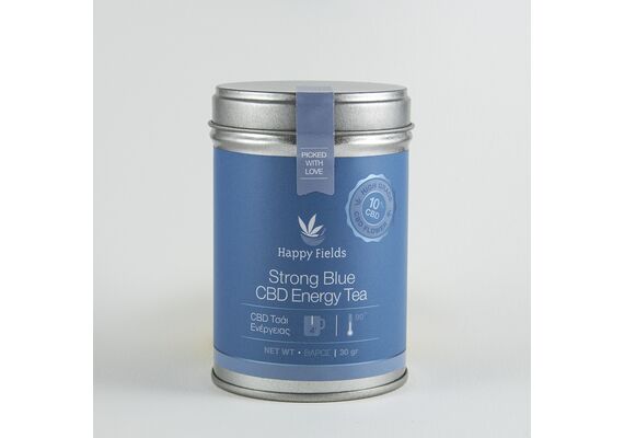 Happy Fields Strong Blue CBD Energy Tea CBD Τσαυ Ενέργειας 30 γρ - Ενέργεια & Τόνωση στο Dvcare