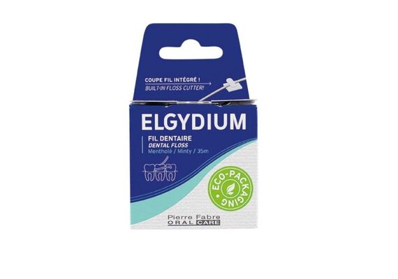 Elgydium Fil Dentaire Dental Floss Menthole 35m - Στοματική Υγιεινή στο Dvcare