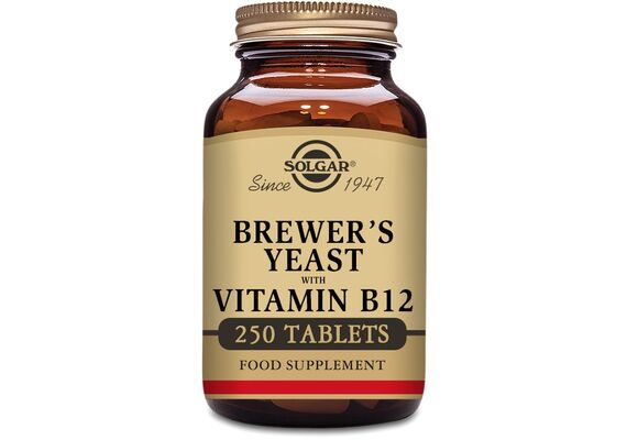 Solgar Brewer's Yeast With Vitamin B12 250 Tabs - Συμπληρώματα Διατροφής στο Dvcare