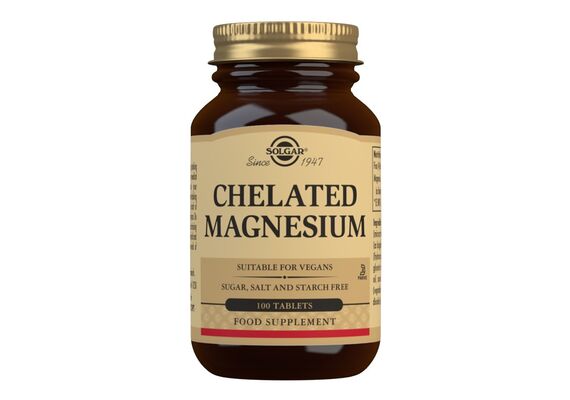 Solgar Chelated Magnesium 100 tabs - Βιταμίνες & Μέταλλα στο Dvcare