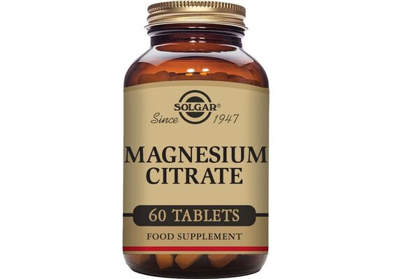 Solgar Magnesium Citrate High Potency 120 tabs - Βιταμίνες & Μέταλλα στο Dvcare
