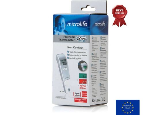 Microlife Forehead Thermometer 3 Sec Non Contact Θερμόμετρο Μετώπου - Θερμόμετρα στο Dvcare