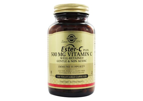 Solgar Ester C 500mg Vitamin C 100 Vegetable Capsules - Βιταμίνη C στο Dvcare