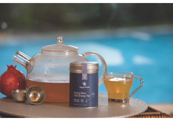 Happy Fields Strong Blue CBD Energy Tea CBD Τσαυ Ενέργειας 30 γρ - Ενέργεια & Τόνωση στο Dvcare