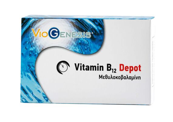 Viogenesis Vitamin B12 Depot Μεθυλοκοβαλαμινη 30 Δισκια - Βιταμίνη B στο Dvcare