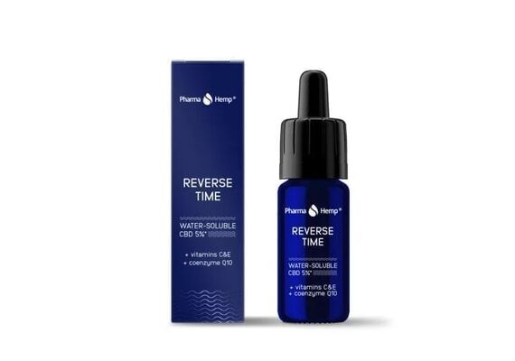 Pharma Hemp Reverse Time Water Soluble CBD 5% + Vitamine C&E + Coenzyme Q10 10ml - Εναλλακτικές θεραπείες στο Dvcare