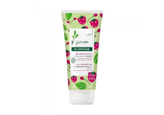 Klorane Junior Gel Douche Framboise 2-IN-1 DUO 2X200ml - Μητέρα & Παιδί στο Dvcare