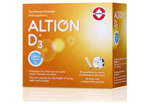 Altion D3 1000IU  Vitamine D 30Sticks - Βιταμίνη D στο Dvcare
