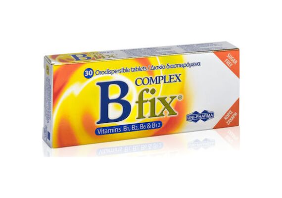 B Fix Complex 30 Διασπειρόμενα Δισκια - Βιταμίνη B στο Dvcare