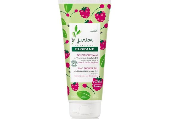 Klorane Junior Gel Douche Framboise 2-IN-1 200ml - Μητέρα & Παιδί στο Dvcare