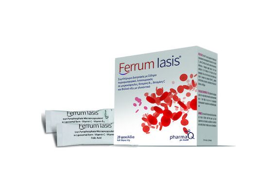 Pharma Q Ferrum Iasis 28 Sticks Pack - Βιταμίνες & Μέταλλα στο Dvcare