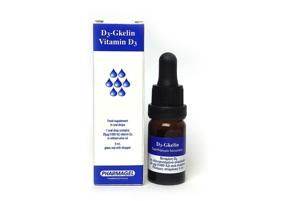 Pharmagel D3-Gkelin Βιταμινη D3 Oral Drops 5ml - Βιταμίνη D στο Dvcare