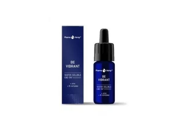 Pharm Hemp Be Vibrant Water Soluble CBD 5% + Zn + B Complex 10ML - Εναλλακτικές θεραπείες στο Dvcare