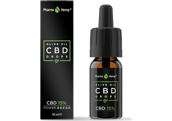 Pharm Hemp Olive Oil CBD 15% Drops 10ml - Εναλλακτικές θεραπείες στο Dvcare