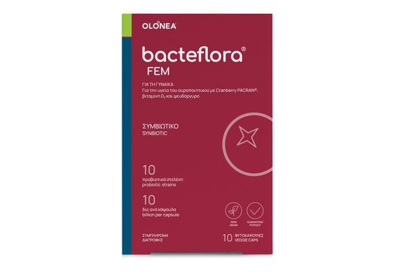 Olonea Bacteflora Fem 10 caps - Γαστρεντερικό σύστημα στο Dvcare