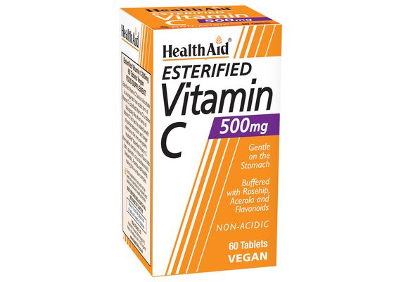 Health Aid Esterified Vitamin C 500mg 60 Tabs - Βιταμίνη C στο Dvcare