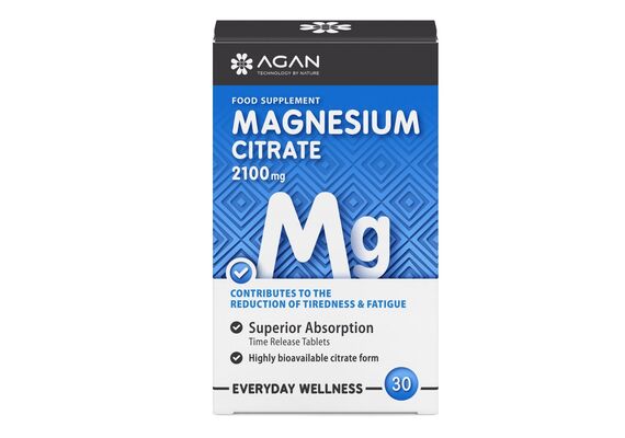 Agan Magnesium Citrate  2100mg 30Tabs - Βιταμίνες & Μέταλλα στο Dvcare