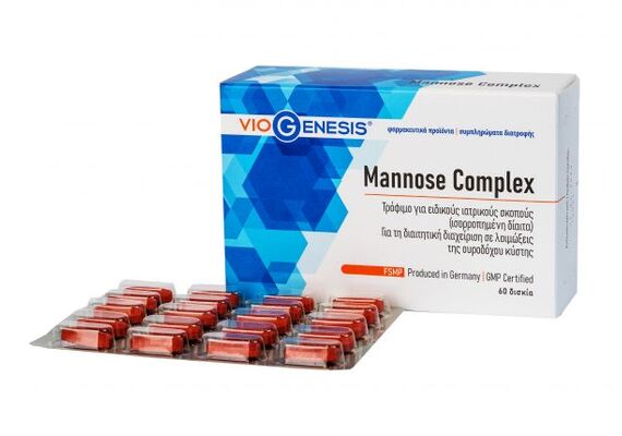 Viogenesis Mannose Complex 60 Diskia - Ουροποιητικό Σύστημα στο Dvcare