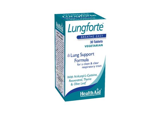 Health Aid Lungforte Breath Easy 30 Tabs - Εναλλακτικές θεραπείες στο Dvcare