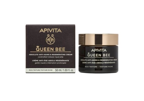 Apivita Queen Bee Absolute Anti Aging & Regenerating Rich Texture Cream 50ml - Αντιγήρανση στο Dvcare